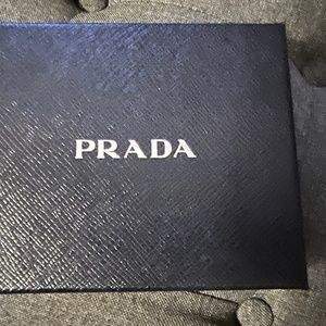 Mens wallet black Prada
